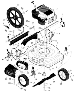 Part Location Diagram of 776104 Murray Housing